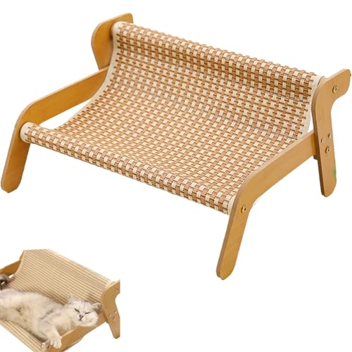 Cat Scratcher Couch,Cat Scratch Lounge Couch Sofa,High Load-Bearing Pet Wavy Rocker, Protecting Cat's Paws for Living Rooms,Bedrooms, Balconies, Etc. (Cooling Pad) von Jelaqmot