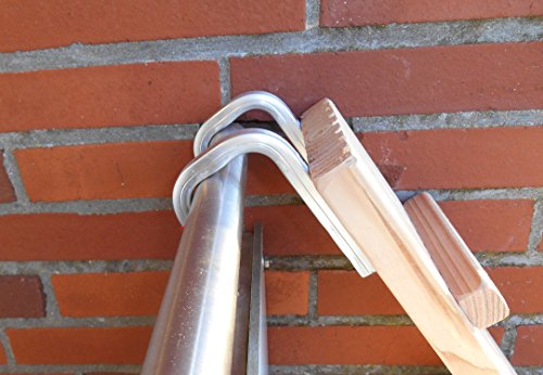Jennys Tiershop 2 Meter! Katzenleiter/Katzentreppe mit einem Verbinder für Balkon, Mit Haken! Douglasie (3) von Jennys Tiershop