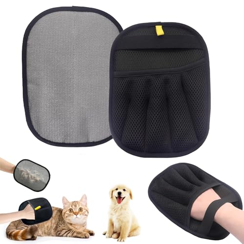 Jennytim 2 Stück Tierhaarentferner Handschuh, Automatische Erfassung elektrostatischer Haarentfernungshandschuh, Fell Magnet Handschuh Geeignet für Hunde und Katzen Jennytim 2 Stück Tierhaarentferner Handschuh, Automatische Erfassung elektrostatischer Haarentfernungshandschuh, Fell Magnet Handschuh Geeignet für Hunde und Katzen von Jennytim