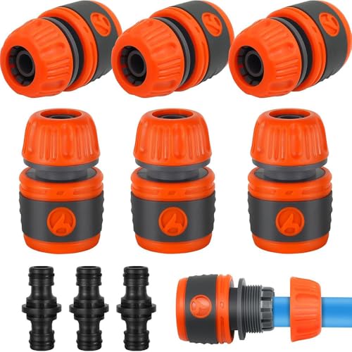 Jennytim 6 Stück Schlauchverbinder für was serschläuche – 1/2 Zoll Kupplung aus neuem Kunststoff für Gartenbewässerung, Aquarien & Haushaltsrohre dicht & korrosionsbeständig Jennytim 6 Stück Schlauchverbinder für was serschläuche – 1/2 Zoll Kupplung aus neuem Kunststoff für Gartenbewässerung, Aquarien & Haushaltsrohre dicht & korrosionsbeständig von Jennytim