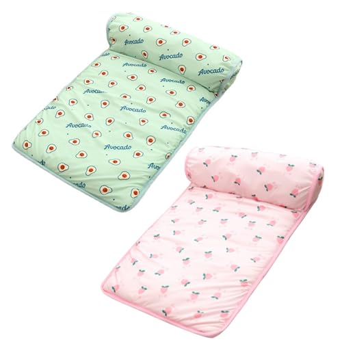 Hund Cool Matte niedliche Nicht-Schlupf-Kühlbett 23.62 x 175 Zoll waschbarer Sommer-Haustier-Kühlmatte Waschableer-Kühldecke für Katzen Hunde unter 5 kg grüner Avocado-Patern, Katzenkühlmatte Hund Cool Matte niedliche Nicht-Schlupf-Kühlbett 23.62 x 175 Zoll waschbarer Sommer-Haustier-Kühlmatte Waschableer-Kühldecke für Katzen Hunde unter 5 kg grüner Avocado-Patern, Katzenkühlmatte von Jeorywoet