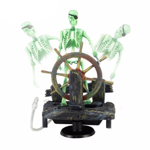 Jeorywoet 1pc Aquarium Ornament Pirat Captain Fish Tank Ornamente Wasserlandschaftsdekorationen luftgetriebenes aktives Skelett für Fischtankdekoration, Aquariumdekorationen Jeorywoet 1pc Aquarium Ornament Pirat Captain Fish Tank Ornamente Wasserlandschaftsdekorationen luftgetriebenes aktives Skelett für Fischtankdekoration, Aquariumdekorationen von Jeorywoet