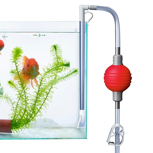 Jeorywoet Fischtankreiniger 7.2ft Manuell EIN verstellbares Ventil Vakuum Fischtank Kies Sandreinigung Aquarium Vakuum mit flexiblem Schlauch und Zauberstab für Pool -Grasreste, Kiesvakuum Jeorywoet Fischtankreiniger 7.2ft Manuell EIN verstellbares Ventil Vakuum Fischtank Kies Sandreinigung Aquarium Vakuum mit flexiblem Schlauch und Zauberstab für Pool -Grasreste, Kiesvakuum von Jeorywoet
