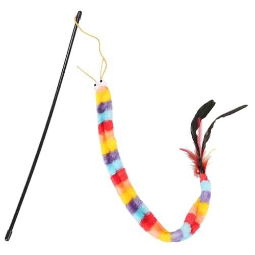 Jeorywoet Katze Teaser Zauberstab mit Quasten 17.7 '' einraststes Katzenstabspielzeug mit 27,6 '' Plüsch interaktiven Katzenstab für alle Katzengrößen und Alter, fördert Bewegung und Gesundheit Jeorywoet Katze Teaser Zauberstab mit Quasten 17.7 '' einraststes Katzenstabspielzeug mit 27,6 '' Plüsch interaktiven Katzenstab für alle Katzengrößen und Alter, fördert Bewegung und Gesundheit von Jeorywoet