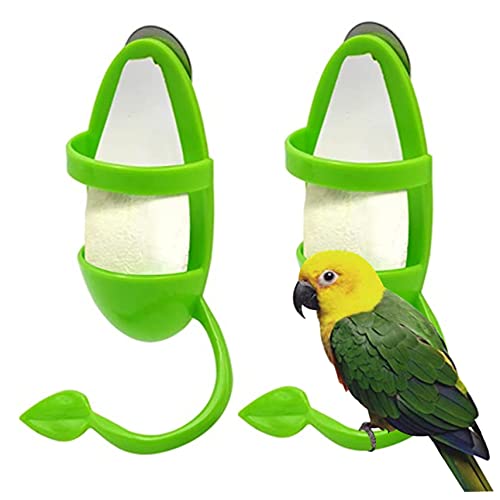 Papageienfutterbehälter, Vogelfutterhalter Racks Plastik Cuttlebone Halter Papagei Käfig Schüssel Stand Kit für Cockatiels 2pcs, Vogelfütterungstassen Papageienfutterbehälter, Vogelfutterhalter Racks Plastik Cuttlebone Halter Papagei Käfig Schüssel Stand Kit für Cockatiels 2pcs, Vogelfütterungstassen von Jeorywoet