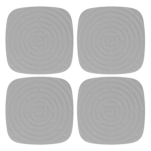 Jerliflyer 4pcs Chicken Nest Mat Washable Nesting Pads for Chicken Nesting Boxes, Ideal for Laying Eggs Washable Chicken Nest Pads (Gray) von Jerliflyer