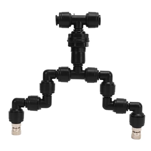 Jerliflyer Reptilien Nebel Sprinkler Doppelte 360 ° Rotationspraydüse zum Klettern Pet Fütterungsbox, Silber Doppelspray Düse Jerliflyer Reptilien Nebel Sprinkler Doppelte 360 ° Rotationspraydüse zum Klettern Pet Fütterungsbox, Silber Doppelspray Düse von Jerliflyer