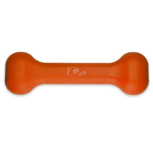Jersey Dog Co. The Treat Bone Dog Chew Toy, Safe Dog Chew Toys, Made in USA Rubber-Free Dog Toy 17.8 cm Long, Orange Jersey Dog Co. The Treat Bone Dog Chew Toy, Safe Dog Chew Toys, Made in USA Rubber-Free Dog Toy 17.8 cm Long, Orange von Jersey Dog Co.