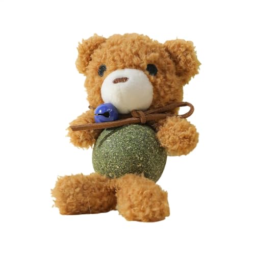Catnip Chew Stücke | Glocken Haustiere Spielzeug | Catnip Ball Stimulation | Bissbeständiges Katzenspielzeug | Kätzchen-Übungsstimulation, Multi-Breed, Interactive Indoor Cat Ball, 12x8x4cm/4,72 Catnip Chew Stücke | Glocken Haustiere Spielzeug | Catnip Ball Stimulation | Bissbeständiges Katzenspielzeug | Kätzchen-Übungsstimulation, Multi-Breed, Interactive Indoor Cat Ball, 12x8x4cm/4,72 von Jeruytgh