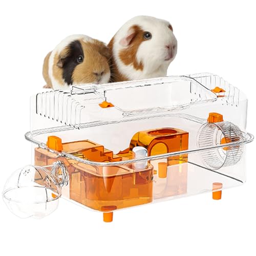 Hamsterkäfig, Klarer Betrachtungslebensraum, Aktivitätsgehäuse Mit Wasserspender, Rad, Fortgeschrittenes Lüftungsdesign, Transparent, Für Kleine, Chinchilla -Spiele, Schlafgebrauch Hamsterkäfig, Klarer Betrachtungslebensraum, Aktivitätsgehäuse Mit Wasserspender, Rad, Fortgeschrittenes Lüftungsdesign, Transparent, Für Kleine, Chinchilla -Spiele, Schlafgebrauch von Jeruytgh