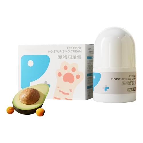 Haustierklauenbalsam, Feuchtigkeitssperrende Barriere, 3,5 X 6,5 Cm, Haustierfeuchtigkeitscreme, Pfotenpolstercreme, Nicht Fettige Creme, Für Trockene Geknackte Pads Nasenpflege Welpe Kätzchen Home Ou von Jeruytgh