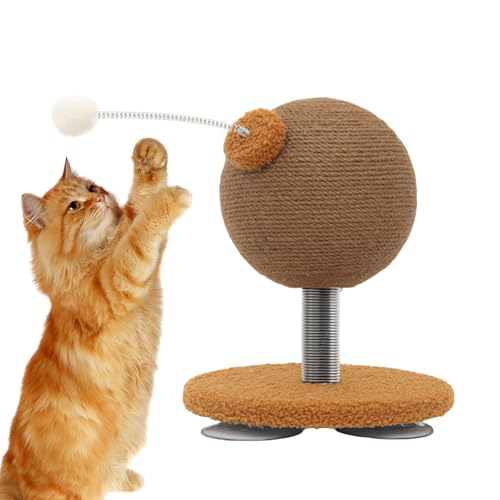Jeruytgh Katzenkratzball,Interaktives Kratzspielzeug Für Kätzchen - Rutschfester Kratzball Zur Förderung, Für Mehrkatzenhaushalt, Wohnung & Wohnzimmer Jeruytgh Katzenkratzball,Interaktives Kratzspielzeug Für Kätzchen - Rutschfester Kratzball Zur Förderung, Für Mehrkatzenhaushalt, Wohnung & Wohnzimmer von Jeruytgh