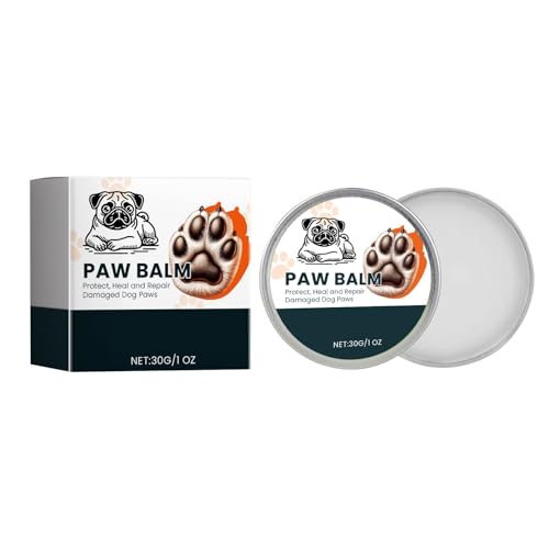 Jeruytgh Pets Pfotenbalsam, Balsam für Hunde und Katzen, natürlicher Katzen- und Hundepfotenbalsam, geruchlos, lecksicher, Schnauzenschnuller, pflegender Schutz, natürlicher Balsam für Feuchtigkeit Jeruytgh Pets Pfotenbalsam, Balsam für Hunde und Katzen, natürlicher Katzen- und Hundepfotenbalsam, geruchlos, lecksicher, Schnauzenschnuller, pflegender Schutz, natürlicher Balsam für Feuchtigkeit von Jeruytgh