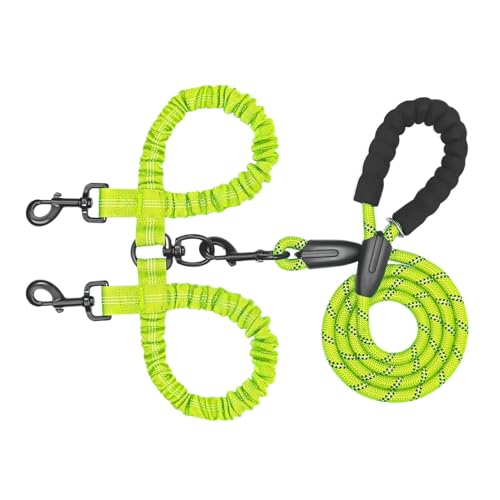 Jeruytgh Trainingsseil für Hunde, 2-in-1 Welpen-Traktionsleine, Splitter, verstellbar, bequem, für Katzen, Welpen, stoßdämpfendes Bungee für Training, Spielen, Camping, Hinterhof Jeruytgh Trainingsseil für Hunde, 2-in-1 Welpen-Traktionsleine, Splitter, verstellbar, bequem, für Katzen, Welpen, stoßdämpfendes Bungee für Training, Spielen, Camping, Hinterhof von Jeruytgh