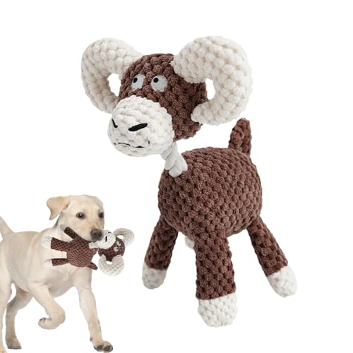 Jeruytgh Weiches Kauspielzeug für Hunde, Fleece-Hundespielzeug, gedrehter Knoten, Stofftier, Quietschspielzeug, interaktives Hundespielzeug, Welpen-Kauspielzeug für kleine, mittelgroße und große Jeruytgh Weiches Kauspielzeug für Hunde, Fleece-Hundespielzeug, gedrehter Knoten, Stofftier, Quietschspielzeug, interaktives Hundespielzeug, Welpen-Kauspielzeug für kleine, mittelgroße und große von Jeruytgh