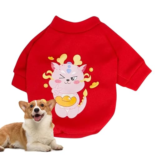 Jeruytgh Winter-Hundemantel, winddicht, Winterpullover, für kaltes Wetter, Haustierkleidung für Hunde, Katzen, Kaninchen, Chinchilla, Weihnachtsmottoparty Jeruytgh Winter-Hundemantel, winddicht, Winterpullover, für kaltes Wetter, Haustierkleidung für Hunde, Katzen, Kaninchen, Chinchilla, Weihnachtsmottoparty von Jeruytgh