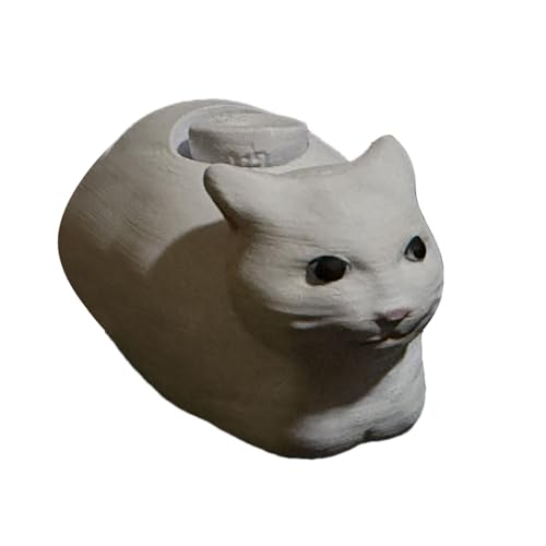 Rotatable Katze, Katzenzidgetspielzeug, Katzenverzierung, Spannungsentferner -Figur, glatte Spinnbewegung, kompaktes dekoratives Design, 1 Stück, ideal für Zuhause, Bücherregal oder Fensteranzeige Rotatable Katze, Katzenzidgetspielzeug, Katzenverzierung, Spannungsentferner -Figur, glatte Spinnbewegung, kompaktes dekoratives Design, 1 Stück, ideal für Zuhause, Bücherregal oder Fensteranzeige von Jeruytgh