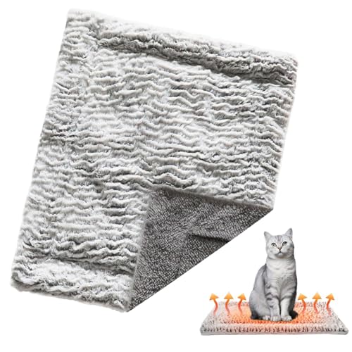 Warme Nestmatte Für Haustiere, Doppelseitiges Katzenbett, Winterdecke Für Haustiere, Bequeme Pflege, Druckfreie Gelenke, 60 X 50 X 5 Cm, Für Winter-Outdoor-Couch, Nachttisch, Ecken, Käfigträger, Zuha von Jeruytgh