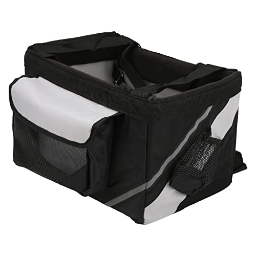 Jerys Hundefahrradtasche Hundefahrradträger Abnehmbarer Fahrradkorb 15x11x9,8 Zoll Oxford-Stoff für Kleine Mittelgroße Hunde von Jerys