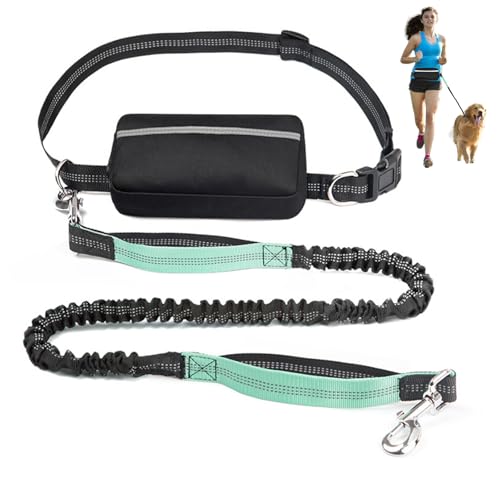 Jestrem Freihändige Hundeleine mit Hüftgurt, reflektierendes, einziehbares Bungee mit doppelt gepolsterten Griffen, verstellbare Hundeleine für Laufen, Spazierengehen, Wandern, Joggen, Radfahren Jestrem Freihändige Hundeleine mit Hüftgurt, reflektierendes, einziehbares Bungee mit doppelt gepolsterten Griffen, verstellbare Hundeleine für Laufen, Spazierengehen, Wandern, Joggen, Radfahren von Jestrem