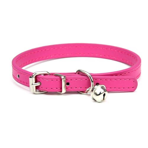 Jestrem Hundehalsband für kleine Katzen, Rosa, verstellbares Teetassen-Hundehalsband für Welpen, kleine Hunde und Katzen, Rosa, 1,9 cm breit Jestrem Hundehalsband für kleine Katzen, Rosa, verstellbares Teetassen-Hundehalsband für Welpen, kleine Hunde und Katzen, Rosa, 1,9 cm breit von Jestrem