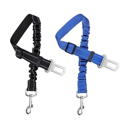 Hunde Sicherheitsgurt für Auto, 2pcs Hundegurt fürs Auto Sicherheitsgeschirr Einstellbarer mit Universalstecker & Befestigung der Verriegelungsstange für Hunde, Haltekragen Hundeleinefor Travel Führen Hunde Sicherheitsgurt für Auto, 2pcs Hundegurt fürs Auto Sicherheitsgeschirr Einstellbarer mit Universalstecker & Befestigung der Verriegelungsstange für Hunde, Haltekragen Hundeleinefor Travel Führen von Jesustree