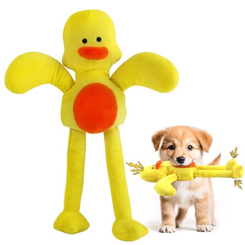 Interaktives Plüsch-Hundespielzeug zum Zahnen von Welpen, quietschendes Fluff Tur of War, Kauspielzeug für kleine Hunde, um sie zu beschäftigen Interaktives Plüsch-Hundespielzeug zum Zahnen von Welpen, quietschendes Fluff Tur of War, Kauspielzeug für kleine Hunde, um sie zu beschäftigen von Jewyow