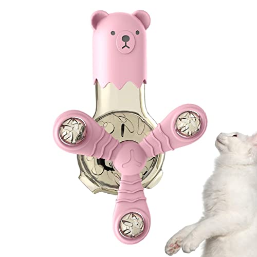 Jextou Windmühle Katzenspielzeug drehen | Windmill Cat Spinner Toys 360 Grad drehbar,Pädagogisches interaktives Spielzeug mit Plattenspieler für Katzen im Innenbereich, lustiges Haustierspielzeug von Jextou