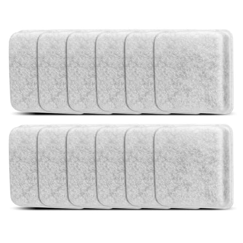 Jgzzmxuq Pet-Brunnenfilterersatz für 0,5/1/2,5/4 Gal. -Wasser-Katzenbrunnenfilter Hundewasserspender-Filter 12 Stück Jgzzmxuq Pet-Brunnenfilterersatz für 0,5/1/2,5/4 Gal. -Wasser-Katzenbrunnenfilter Hundewasserspender-Filter 12 Stück von Jgzzmxuq