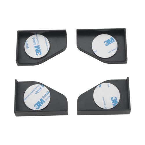 JianLing Aquarium-Glas-Eckenschutz, 60 x 40 mm, Stoßdämpfer, Schwarz, 4 Stück von JianLing