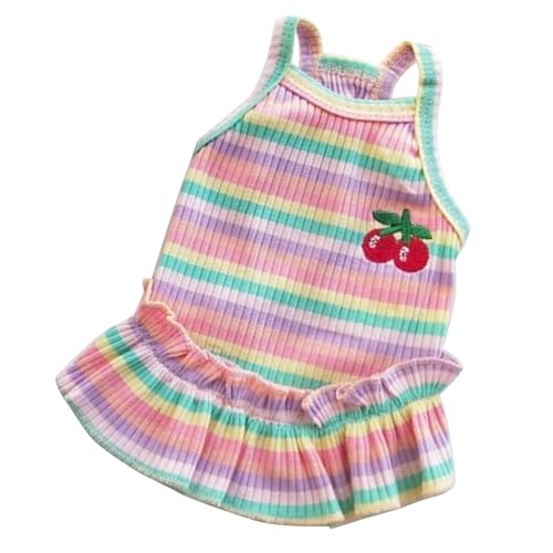 Hundekleid, Einfach zu Tragender, Bequemer Hunderock, Modisch für den Frühling für Kleine Katzen (S) von Jiawu