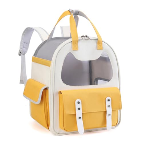 Hundetragetasche, Haustiertragetasche, Multifunktionales Wasserdichtes Segeltuch mit Griff für Camping (Grey) von Jiawu