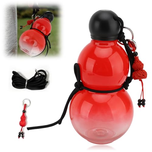 Jiawu Kürbiswasserflasche 800Ml Auffällige Wasserflasche Im Kürbis-Stil, Flasche mit Kalebasse-Kürbis Chinesische Retro-inspirierte Kürbis-Sportwasserflasche, Hulu-Flasche Jiawu Kürbiswasserflasche 800Ml Auffällige Wasserflasche Im Kürbis-Stil, Flasche mit Kalebasse-Kürbis Chinesische Retro-inspirierte Kürbis-Sportwasserflasche, Hulu-Flasche von Jiawu