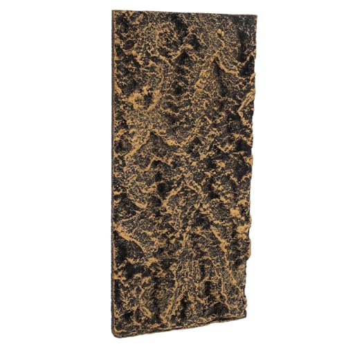 Jiawu Reptilientank-Hintergrundbrett, Dekoratives, Lichtbeständiges Terrarium-Hintergrundbrett, DIY-Schnitt, Klare Textur, Hohe Simulation, PU für Aquarium (26,5 * 12,5 cm) von Jiawu