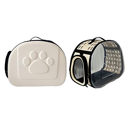 Jiawu Tragbare Tragbare Tasche mit Langlebigem, Sicherem und Langlebigem Eröffnungsdesign, um Besitzer von Eva Animals/Strickstoff M zu Spielen M (Kein Muster Aprikose) von Jiawu