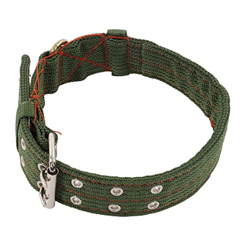 Jiawu Ziegenhalsband, Verstellbares Kleines Schafhalsband, Verschleißfestes Viehhalsband mit Zweireihiger Dornschließe, Langlebiges Tierbindungshalsband für Nutztiere, Ziege, von Jiawu