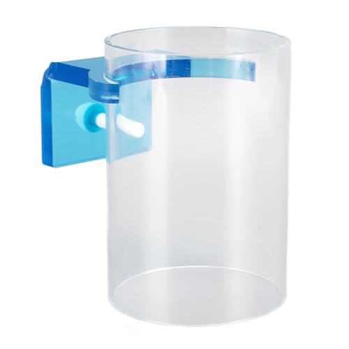 Jiawu Schwimmende Futterringe, Robuster, Transparenter Acryl-Fischfutterring für Aquarien (M) von Jiawu