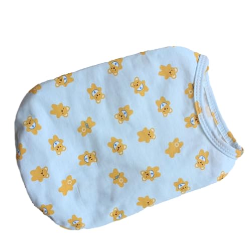 Jiawu Welpen-T-Shirt, Bequeme, Elegante, ärmellose Hundeweste, Niedliche Muster für den Sommer für Katzen (XXL) von Jiawu