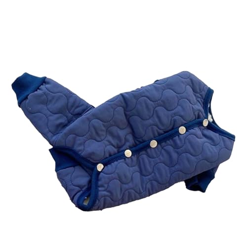 Jiawu Winter-Hundekleidung, Wärmeschutz, Warme Haustierkleidung, Minimalistischer Stil, 4-beiniges, Verdicktes Design für den Täglichen Spaziergang oder Ausflug (S) von Jiawu