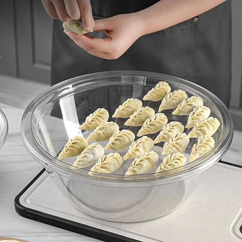 Zutaten-Rührschüssel, Saubere und Hygienische, Antihaftbeschichtete, Transparente Servierschüssel, Praktische Reinigung für das Kochen und Backen in der Küche (kleine Größe) von Jiawu