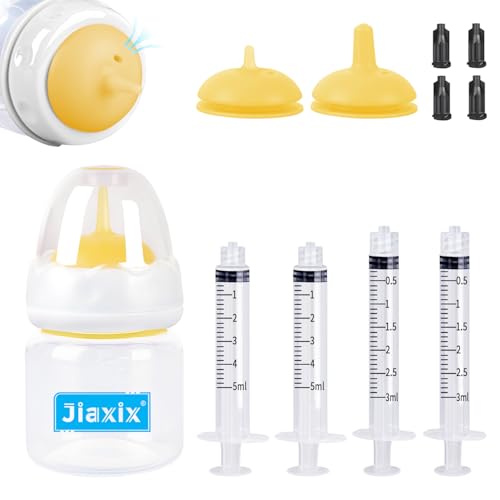 Jiaxix Stillflaschen-Set für Kätzchen, Welpen, 60 ml, Katzenflasche, Fütterungsset, Nippel, Kätzchen, Spritze für kleine Katzen, Hunde, Neugeborene, Kätzchen, Welpen, Kaninchen, Eichhörnchen, Tiere Jiaxix Stillflaschen-Set für Kätzchen, Welpen, 60 ml, Katzenflasche, Fütterungsset, Nippel, Kätzchen, Spritze für kleine Katzen, Hunde, Neugeborene, Kätzchen, Welpen, Kaninchen, Eichhörnchen, Tiere von Jiaxix
