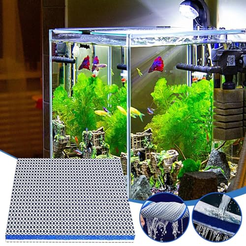 Aquarien Filter Pads Schwammpad, Biochemischer Schaumstofffilter, Schneidbar Waschbar Wiederverwendbar, Aquarium Filtermedien Filterschwamm Pad, 6D Aquarium-Filterschwamm Für Filtermedien Aquarium Aquarien Filter Pads Schwammpad, Biochemischer Schaumstofffilter, Schneidbar Waschbar Wiederverwendbar, Aquarium Filtermedien Filterschwamm Pad, 6D Aquarium-Filterschwamm Für Filtermedien Aquarium von Jiimhte