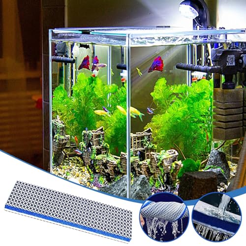 Aquarien Filter Pads Schwammpad, Biochemischer Schaumstofffilter, Schneidbar Waschbar Wiederverwendbar, Aquarium Filtermedien Filterschwamm Pad, 6D Aquarium-Filterschwamm Für Filtermedien Aquarium Aquarien Filter Pads Schwammpad, Biochemischer Schaumstofffilter, Schneidbar Waschbar Wiederverwendbar, Aquarium Filtermedien Filterschwamm Pad, 6D Aquarium-Filterschwamm Für Filtermedien Aquarium von Jiimhte