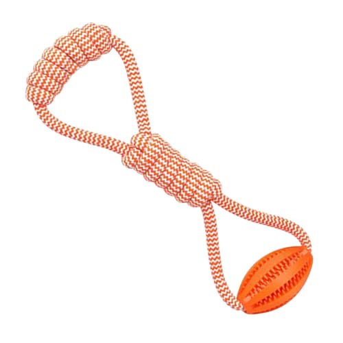 Jiimhte Ball mit Seil Hundespielzeug – robustes Seilspielzeug – interaktiver Futterspender Schnur, Baumwollknoten, Haustier-Kauzubehör für einfaches Werfen Jiimhte Ball mit Seil Hundespielzeug – robustes Seilspielzeug – interaktiver Futterspender Schnur, Baumwollknoten, Haustier-Kauzubehör für einfaches Werfen von Jiimhte