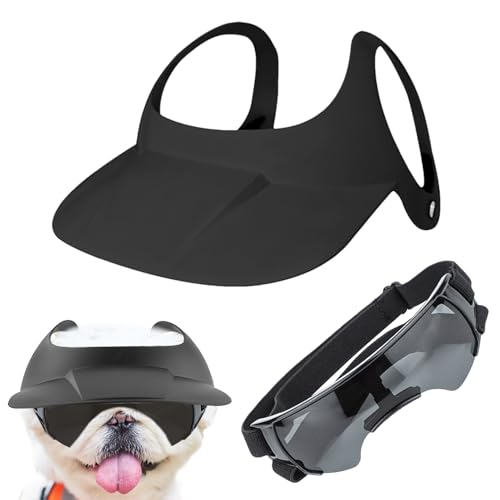 Jiimhte Hund Baseball Cap | Sonnenbrillen Baseballkappen Mit Ohrenlöchern Für Haustiere,Verstellbarer Sonnenschutzhut Mit Sonnenbrille & Belüftungslöchern Für Kleine Hunderassen, Sommer & Welpen Jiimhte Hund Baseball Cap | Sonnenbrillen Baseballkappen Mit Ohrenlöchern Für Haustiere,Verstellbarer Sonnenschutzhut Mit Sonnenbrille & Belüftungslöchern Für Kleine Hunderassen, Sommer & Welpen von Jiimhte