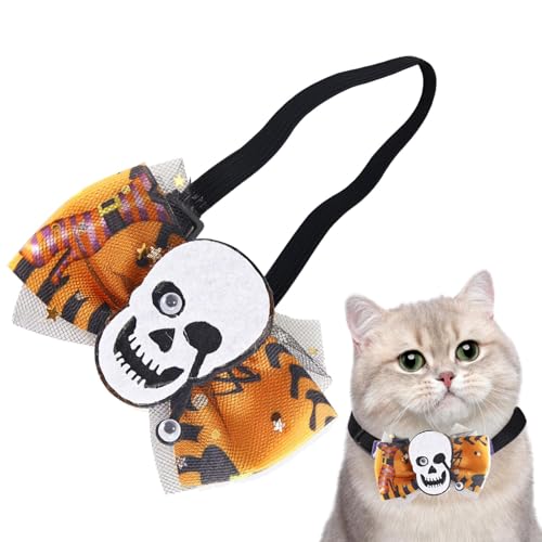 Jiimhte Katzenhalsband für Halloween, rutschfest, weich und bequem, Katzenhalsband, verstellbares Halsband für Hunde, Katzen Jiimhte Katzenhalsband für Halloween, rutschfest, weich und bequem, Katzenhalsband, verstellbares Halsband für Hunde, Katzen von Jiimhte