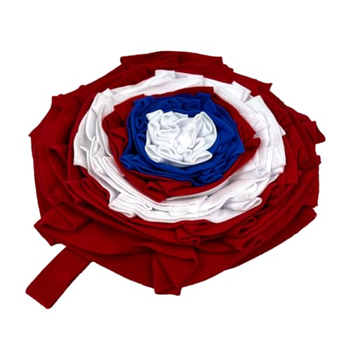 Jiimhte Schnüffelmatte für Hunde, bunt, quietschend, langsamer Futterspender, Zahnreinigung, Leckerli-Spielzeug für Haustierübungen Jiimhte Schnüffelmatte für Hunde, bunt, quietschend, langsamer Futterspender, Zahnreinigung, Leckerli-Spielzeug für Haustierübungen von Jiimhte