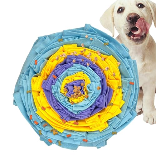 Jiimhte Schnüffelmatte für Hunde – bunter quietschender langsamer Futterspender für Hunde, Leckspender, Zahnreinigung, Leckerli-Spielzeug für Haustierübungen Jiimhte Schnüffelmatte für Hunde – bunter quietschender langsamer Futterspender für Hunde, Leckspender, Zahnreinigung, Leckerli-Spielzeug für Haustierübungen von Jiimhte