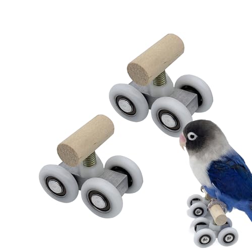 Jiimhte Vogelspielzeug für Papageien | 1 Paar Rollschuh-Trainingsspielzeug für Vögel | interaktiver Unterhaltungs- und Übungsbegleiter verstellbar für drinnen und draußen Jiimhte Vogelspielzeug für Papageien | 1 Paar Rollschuh-Trainingsspielzeug für Vögel | interaktiver Unterhaltungs- und Übungsbegleiter verstellbar für drinnen und draußen von Jiimhte