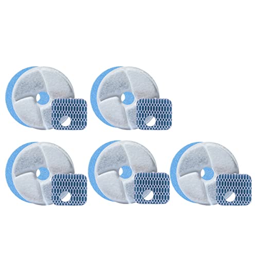 Jikoiuty Filter für Katzenbrunnen 5Er-Pack Ersatzfilter für Katzenbrunnen, für -1 Katzenbrunnen, Wasserspender für Haustiere Jikoiuty Filter für Katzenbrunnen 5Er-Pack Ersatzfilter für Katzenbrunnen, für -1 Katzenbrunnen, Wasserspender für Haustiere von Jikoiuty